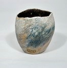 small sea po, stoneware with vitreous slips and oxides