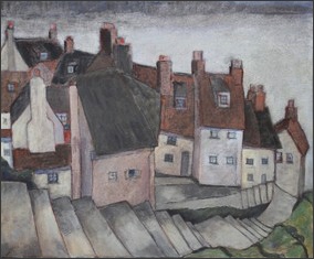 Down from the Abbey, Whitby (2) oil painting